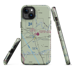 Douglas Flying Service Private Airport (6TE8) VFR Sectional  Tough iPhone Case