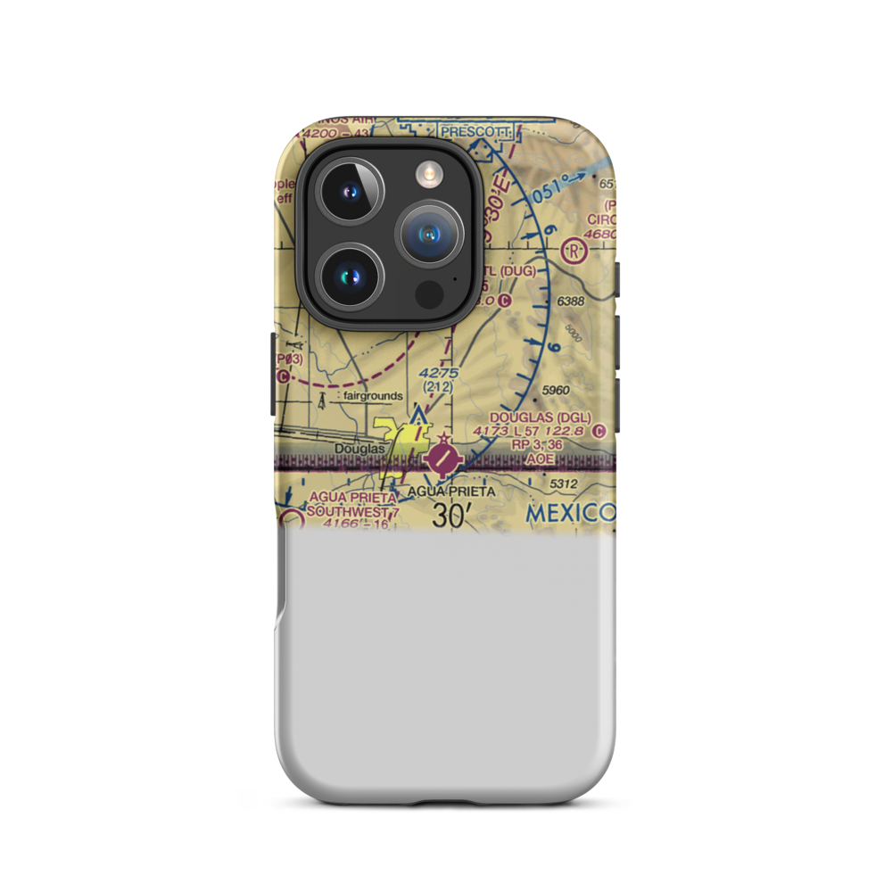 Douglas Municipal Airport (DGL) VFR Sectional  Tough iPhone Case iPhone 16 Pro model shown