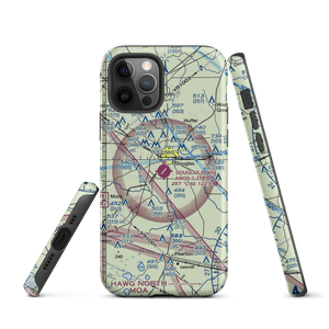 Douglas Municipal Airport (DQH) VFR Sectional  Tough iPhone Case