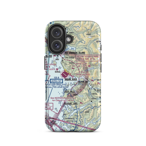 Dove Island Lodge Seaplane Base (AA12) VFR Sectional  Tough iPhone Case