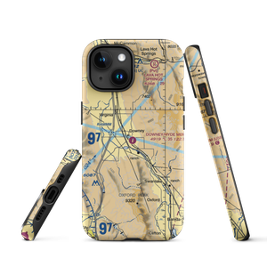 Downey/Hyde Memorial Airport (U58) VFR Sectional  Tough iPhone Case
