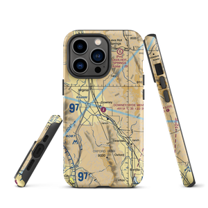 Downey/Hyde Memorial Airport (U58) VFR Sectional  Tough iPhone Case