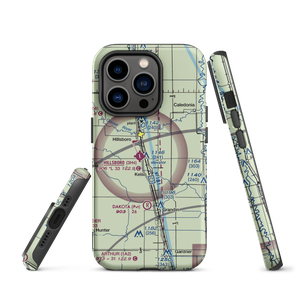 Downs Farm Private Airport (7NA0) VFR Sectional  Tough iPhone Case