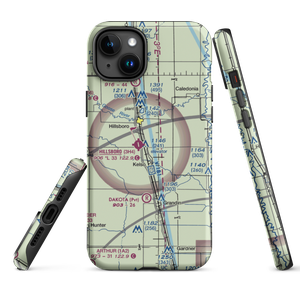Downs Farm Private Airport (7NA0) VFR Sectional  Tough iPhone Case