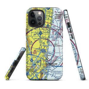 Downtown Fort Lauderdale Heliport (DT1) VFR Sectional  Tough iPhone Case