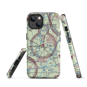 Dr. C P Savage Sr. Airport (53A) VFR Sectional  Tough iPhone Case