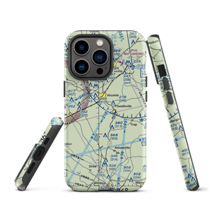 Dragonfly Field (15NC) VFR Sectional  Tough iPhone Case