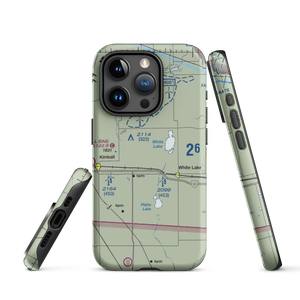 Drake Farm Airport (1SD5) VFR Sectional  Tough iPhone Case
