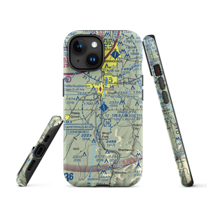 Drake Field (FYV) VFR Sectional  Tough iPhone Case