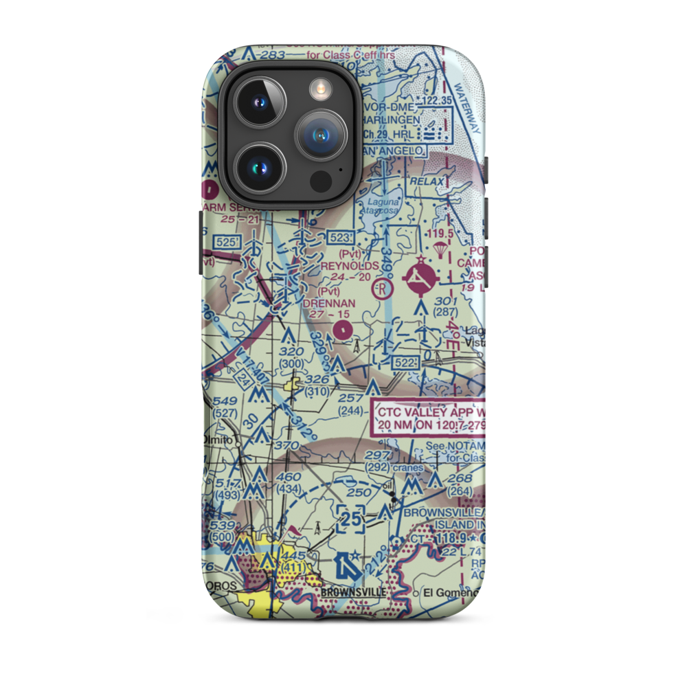 Drennan Farm Airport (92TA) VFR Sectional  Tough iPhone Case iPhone 16 Pro Max model shown