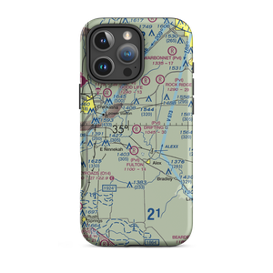 Drifting G Ranch Airport (OK60) VFR Sectional  Tough iPhone Case