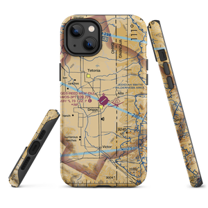 Driggs Reed Memorial Airport (DIJ) VFR Sectional  Tough iPhone Case