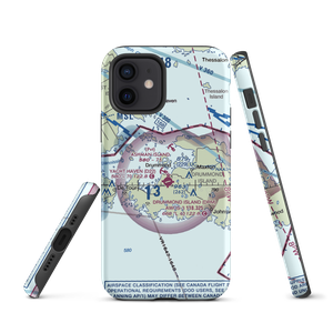 Drummond Island / Yacht Haven SPB (D22) VFR Sectional  Tough iPhone Case