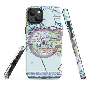 Drummond Island Airport (DRM) VFR Sectional  Tough iPhone Case