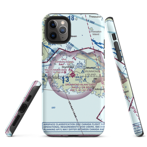 Drummond Island Airport (DRM) VFR Sectional  Tough iPhone Case