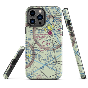 Dry Swamp Airport (1DS) VFR Sectional  Tough iPhone Case