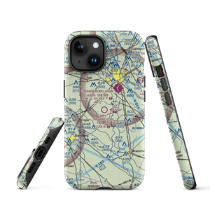 Dry Swamp Airport (1DS) VFR Sectional  Tough iPhone Case