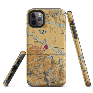 Dubois Municipal Airport (DUB) VFR Sectional  Tough iPhone Case