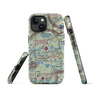 DuBois Regional Airport (DUJ) VFR Sectional  Tough iPhone Case