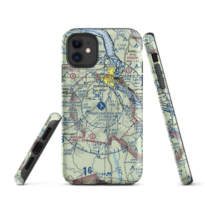 Dubuque Regional Airport (DBQ) VFR Sectional  Tough iPhone Case