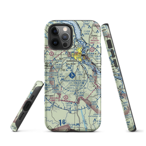 Dubuque Regional Airport (DBQ) VFR Sectional  Tough iPhone Case