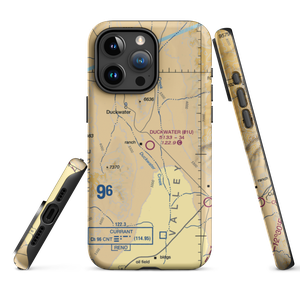 Duckwater Airport (01U) VFR Sectional  Tough iPhone Case