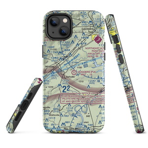 Dugger's Field (AL60) VFR Sectional  Tough iPhone Case