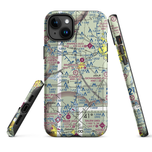Dunn Field (42OH) VFR Sectional  Tough iPhone Case