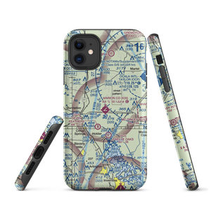 Dunnellon Marion Co & Park of Commerce Airport (X35) VFR Sectional  Tough iPhone Case