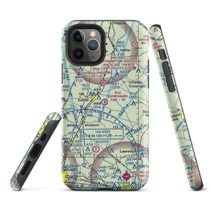 Dunroamin Farms Airport (76NC) VFR Sectional  Tough iPhone Case