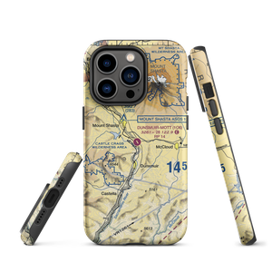 Dunsmuir Muni-Mott Airport (1O6) VFR Sectional  Tough iPhone Case