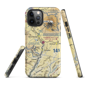 Dunsmuir Muni-Mott Airport (1O6) VFR Sectional  Tough iPhone Case