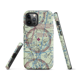 Duplin County Airport (DPL) VFR Sectional  Tough iPhone Case