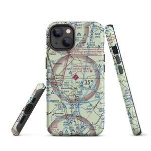 Duplin County Airport (DPL) VFR Sectional  Tough iPhone Case