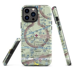 Dupont-Lapeer Airport (D95) VFR Sectional  Tough iPhone Case