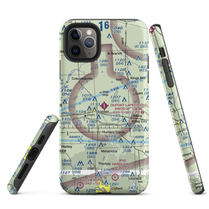 Dupont-Lapeer Airport (D95) VFR Sectional  Tough iPhone Case