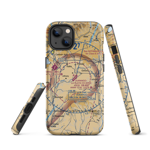 Durango La Plata County Airport (DRO) VFR Sectional  Tough iPhone Case