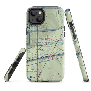 Dusty Wings Field (US-0638) VFR Sectional  Tough iPhone Case