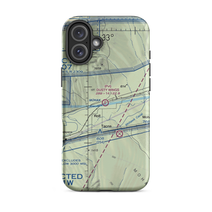 Dusty Wings Field (US-0638) VFR Sectional  Tough iPhone Case