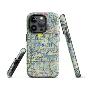 Dutchess County Airport (POU) VFR Sectional  Tough iPhone Case