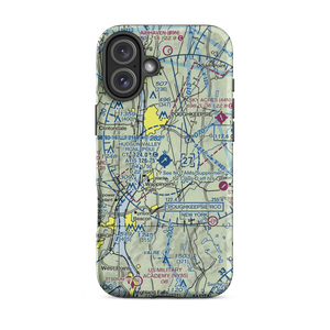 Dutchess County Airport (POU) VFR Sectional  Tough iPhone Case