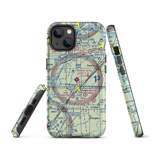 Dwight Airport (DTG) VFR Sectional  Tough iPhone Case