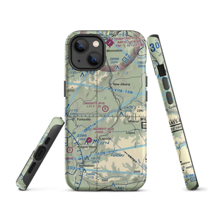 Dwight's Delight Airport (PA71) VFR Sectional  Tough iPhone Case