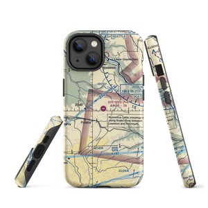 Dye Seed Ranch Inc. Airport (58WA) VFR Sectional  Tough iPhone Case