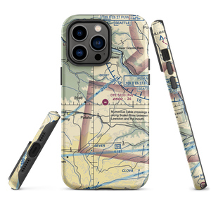 Dye Seed Ranch Inc. Airport (58WA) VFR Sectional  Tough iPhone Case