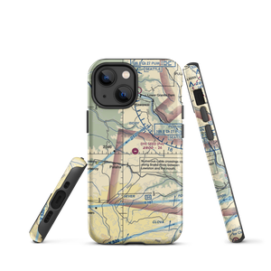 Dye Seed Ranch Inc. Airport (58WA) VFR Sectional  Tough iPhone Case