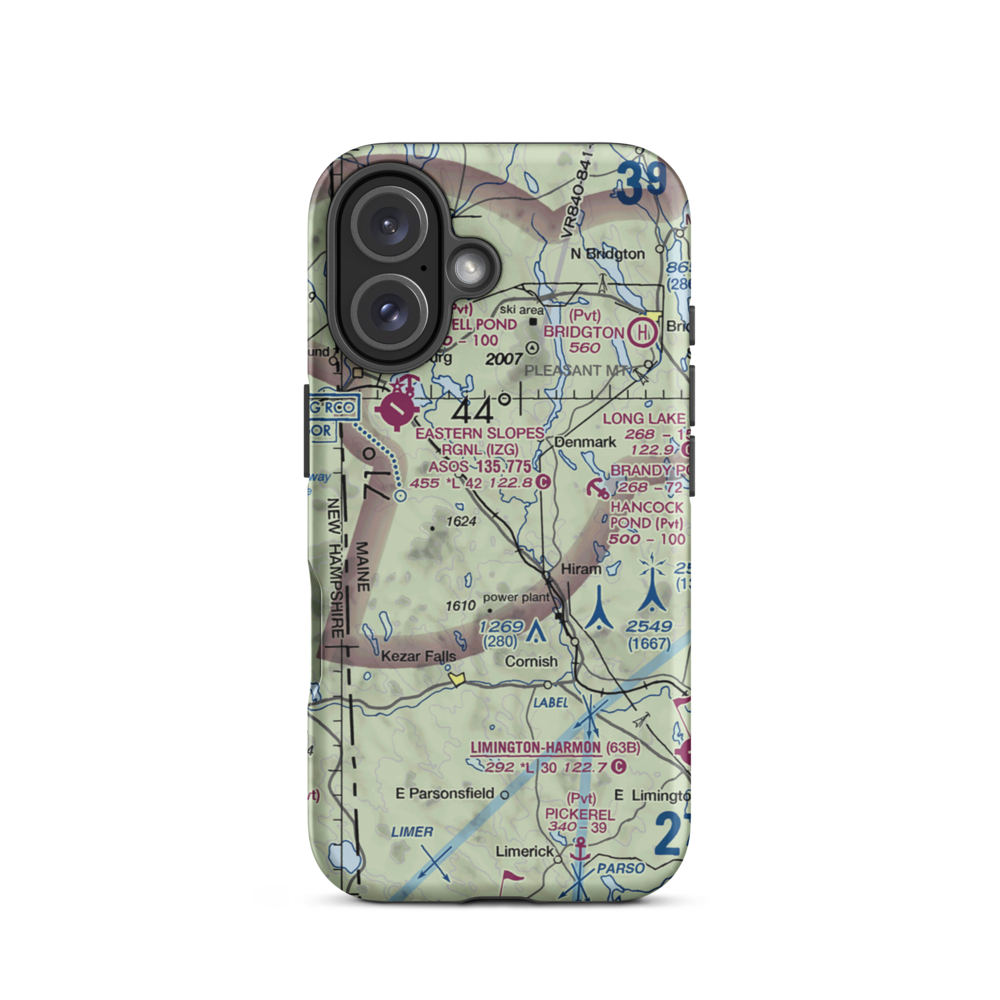 Dyer's Landing Airport (57ME) VFR Sectional  Tough iPhone Case iPhone 16 model shown