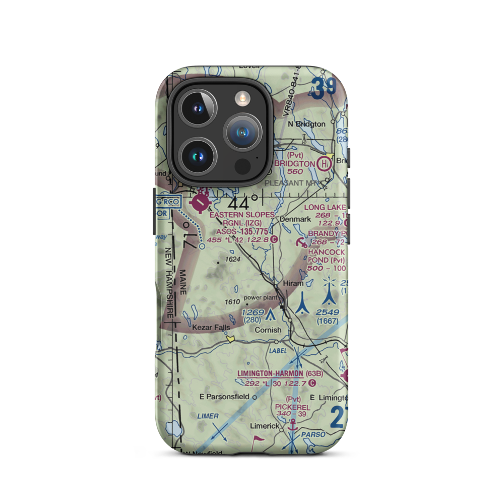 Dyer's Landing Airport (57ME) VFR Sectional  Tough iPhone Case iPhone 16 Pro model shown