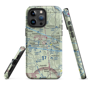 Dyersville Area Airport (IA8) VFR Sectional  Tough iPhone Case