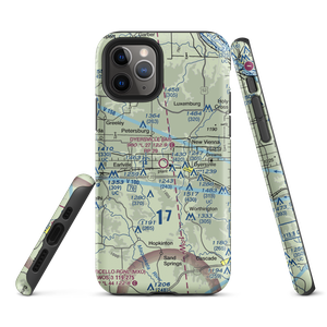 Dyersville Area Airport (IA80) VFR Sectional  Tough iPhone Case